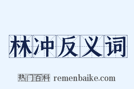 林冲反义词是什么意思的图片